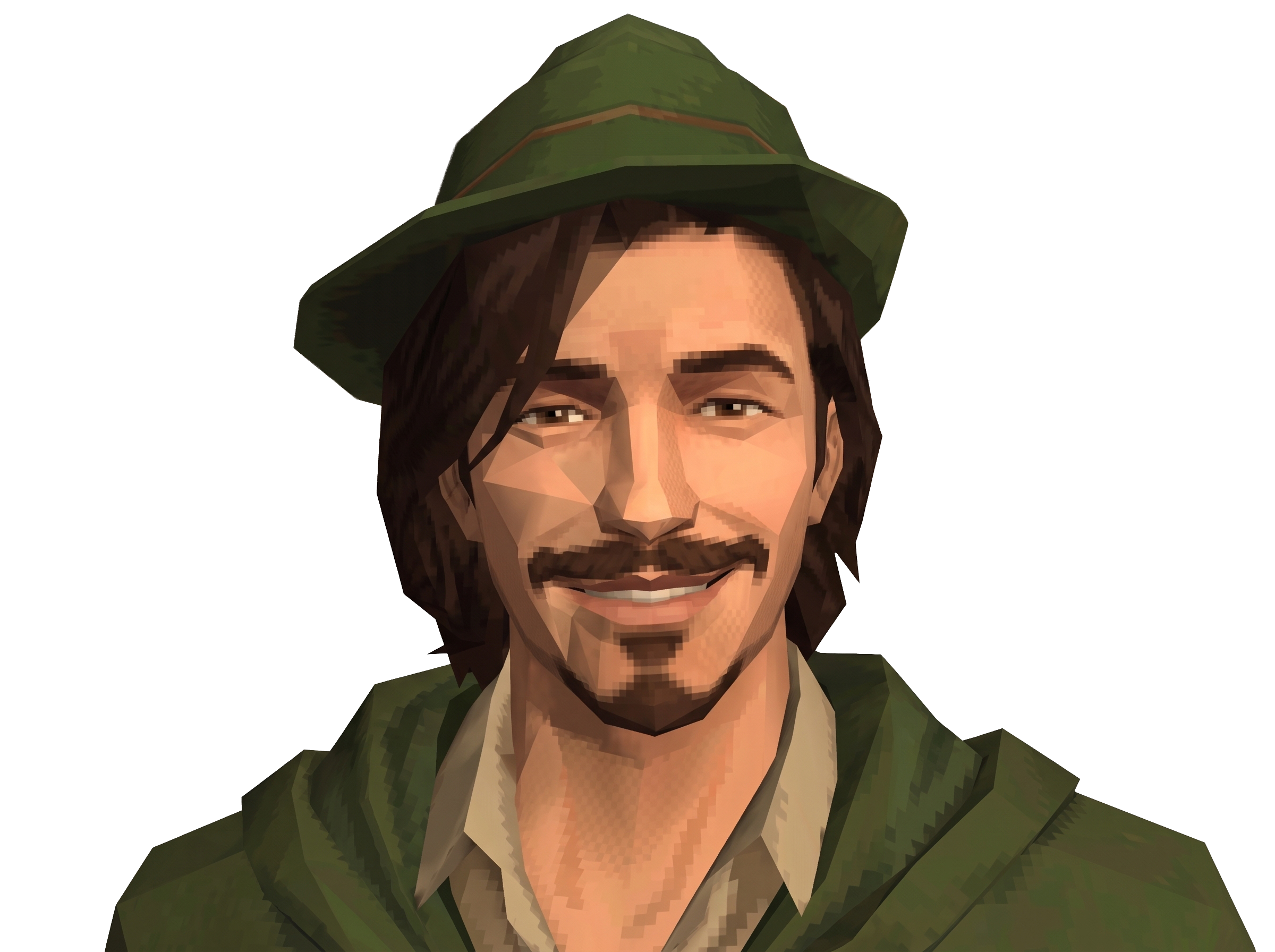 Low-poly portrait of Vlad